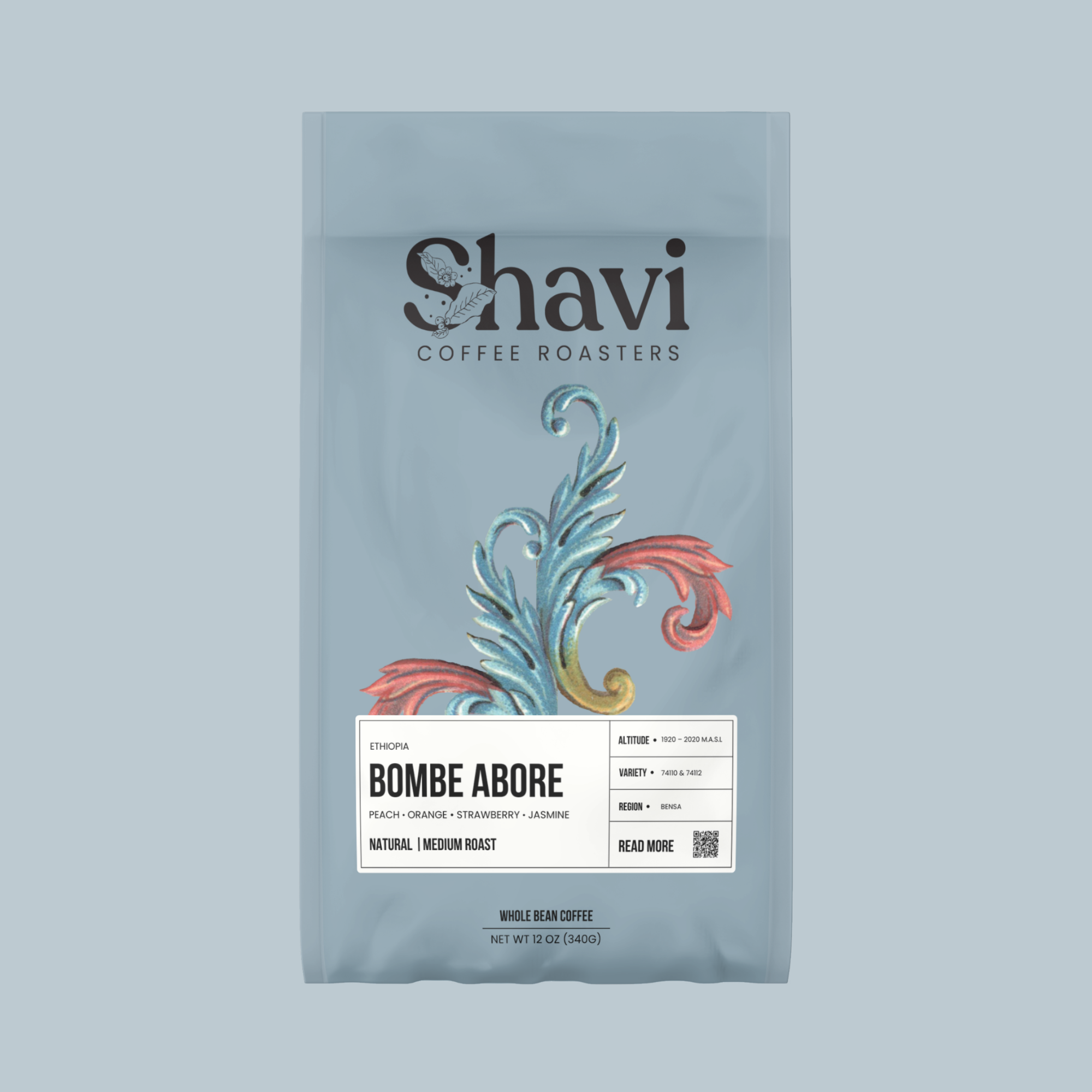 Bombe Abore Medium · Ethiopia · Natural · Peach & Orange