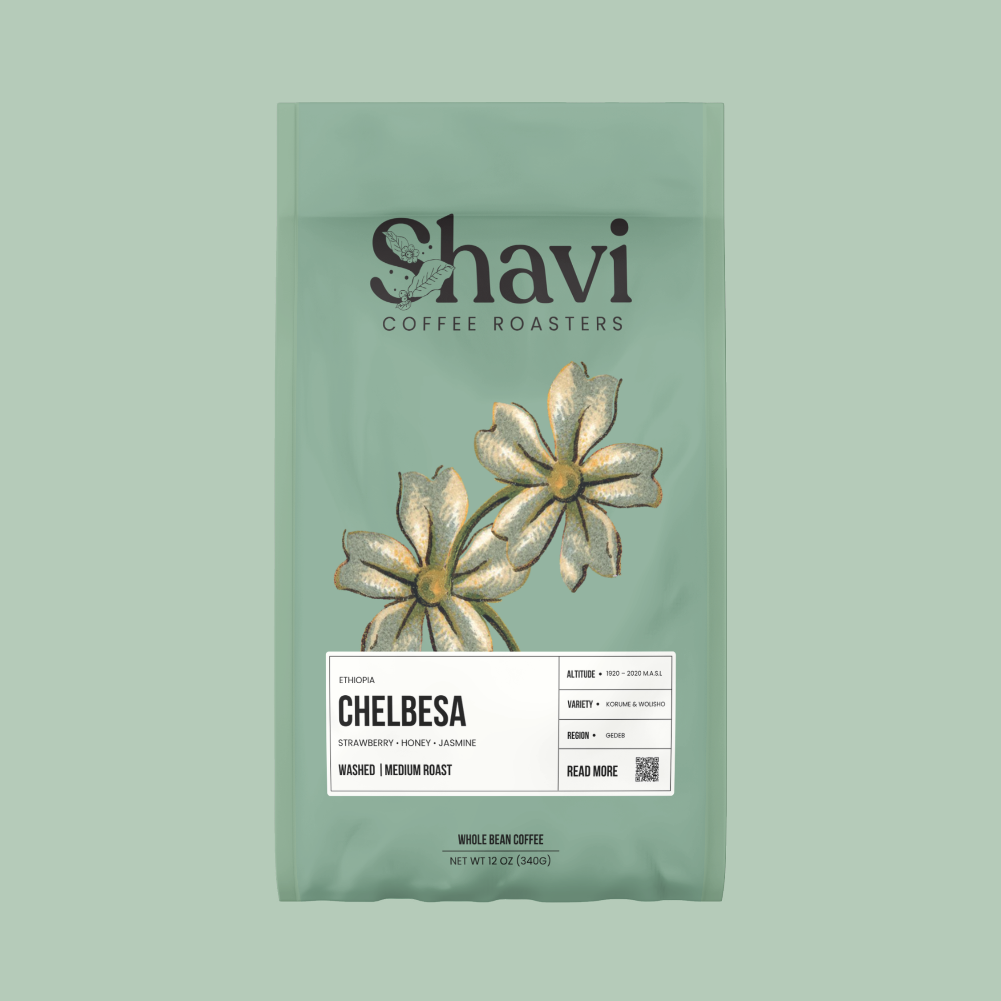 Chelbesa Medium · Ethiopia · Washed · Honey & Strawberry