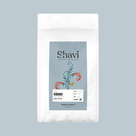 Kibingo Natural Yeast Intenso, Burundi: Shavi Coffee Roasters bag, third view
